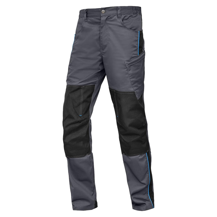 WORK IDEA Herren Stretch-Arbeitshose mit zahlreichen Taschen und Werkzeugtaschen Grau 42, Grau 42