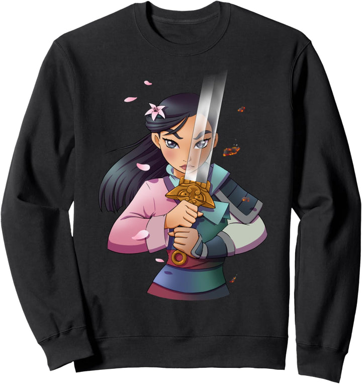 Disney Mulan Anime Style Split Portrait Sweatshirt