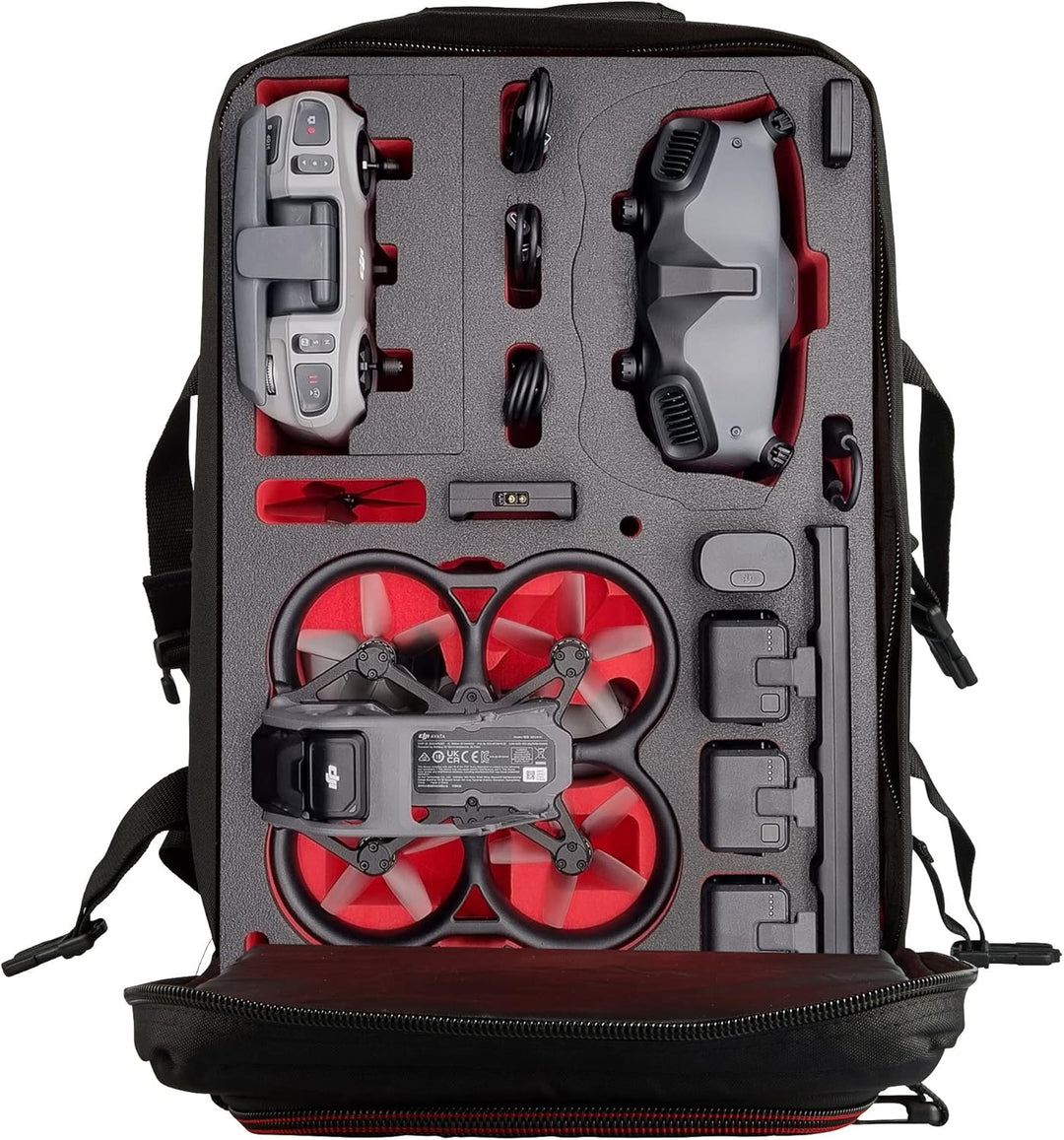 Professioneller Rucksack speziell passend für DJI Avata Combo - Fly More Set - Made in Germany