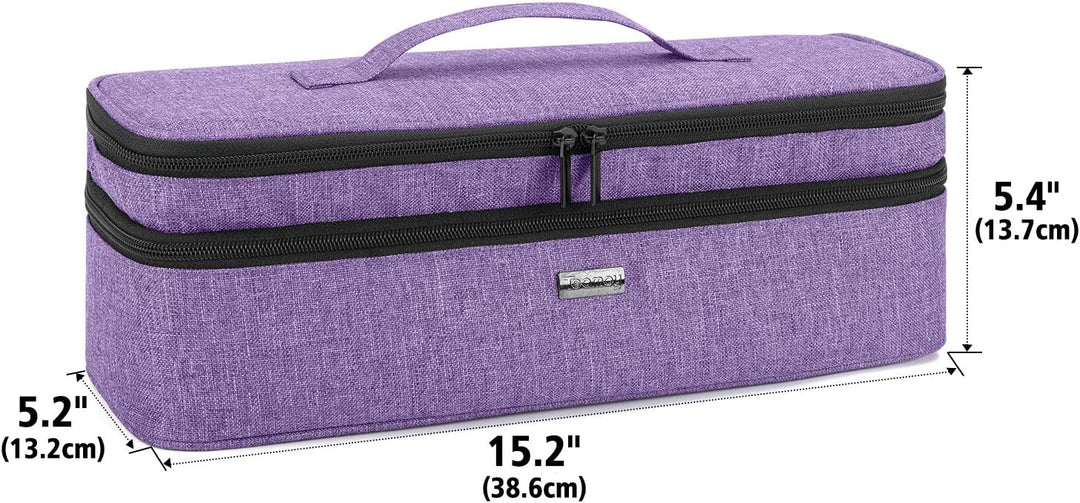 Teamoy Aufbewarhungstasche für Warmluftbürste Haartrockner, Glättender Styler Tragetasche, Reisetasc