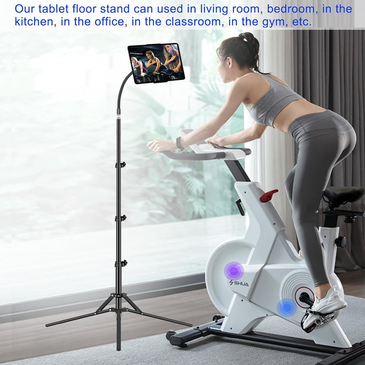 Tablet Stativ Halterung, Tablet Ständer - Höhenverstellbar bis 67” Halter Stativ für 2023 iPad Air M