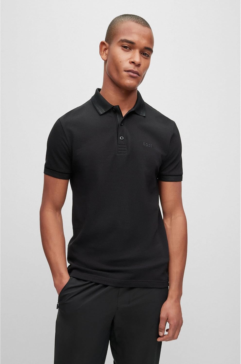 Hugo Boss Herren Paddy 10212415 01 Polohemd 3XL Black8, 3XL Black8
