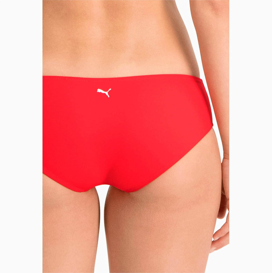 PUMA Damen Swim Women's Bottom Hipster XS Rot, XS Rot