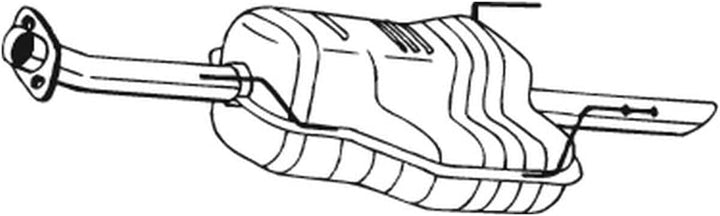 Bosal 185-155 Endschalldämpfer