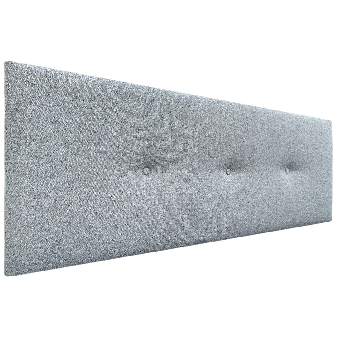 DHOME Kunstleder oder Acualine Stoff Kopfteil einfarbig mit Knöpfen gepolstert HIGH Range Luxus Bett