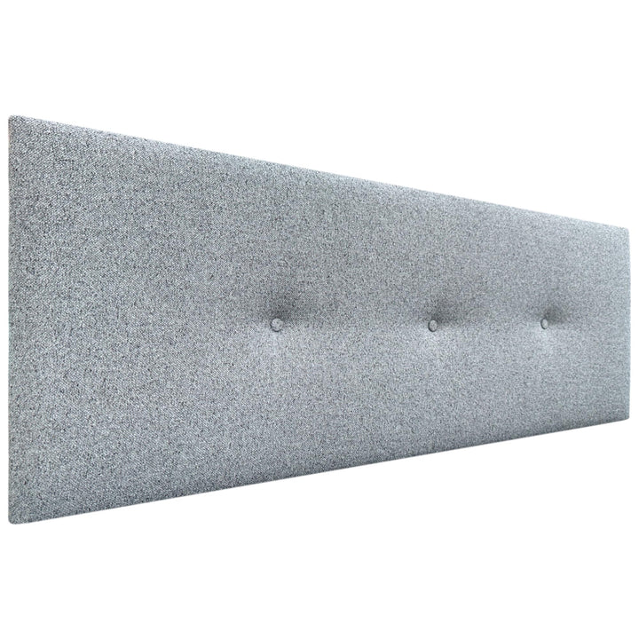 DHOME Kunstleder oder Acualine Stoff Kopfteil einfarbig mit Knöpfen gepolstert HIGH Range Luxus Bett