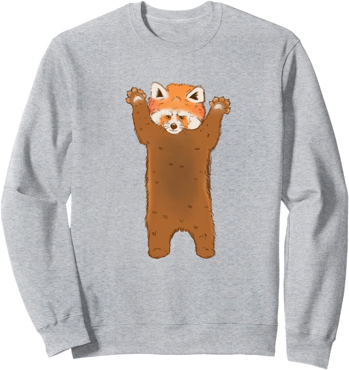 Roter Panda stehender Bär Sweatshirt
