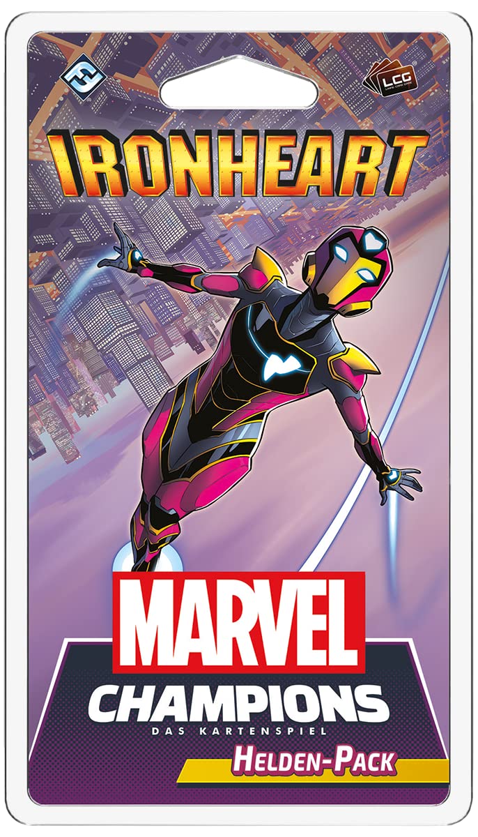 Fantasy Flight Games, Marvel Champions: LCG – Ironheart, Helden-Erweiterung, Expertenspiel, Kartensp