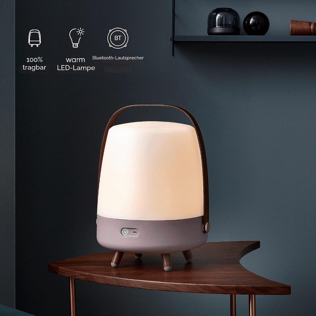 Kooduu Lite-Up Play - Design LED-Licht und Bluetooth-Lautsprecher Innovatives Stimmungslicht mit Zus
