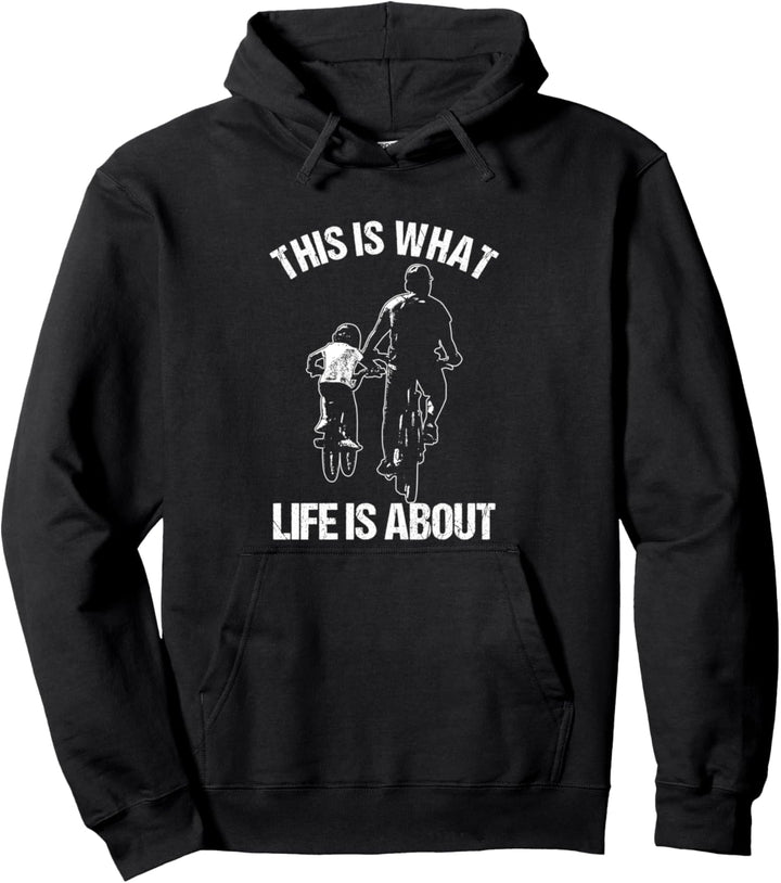 Mountainbike MTB Fahrrad Fahren Rad Fahrer Vater Und Sohn Pullover Hoodie