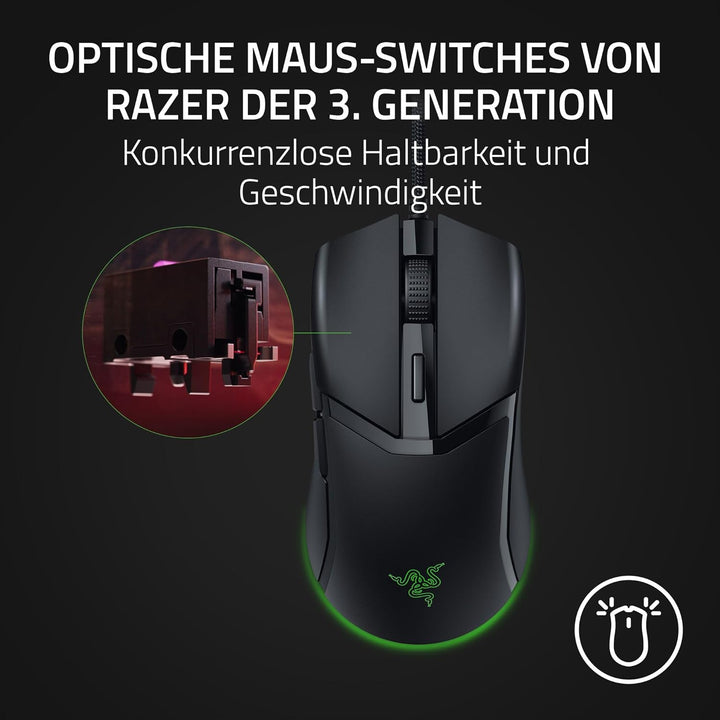 Razer Cobra - Leichte kabelgebundene Gaming-Maus mit Chroma RGB &amp; Gigantus V2 Large - Weiches Gaming