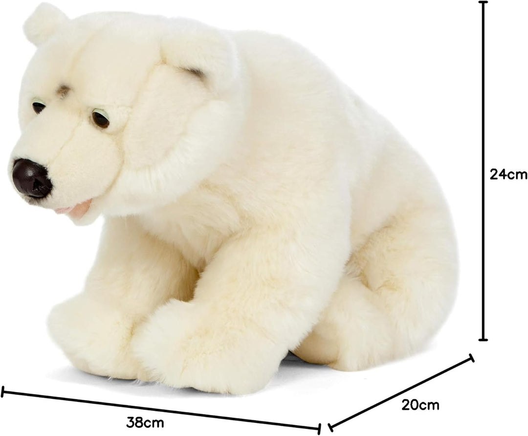 Living Nature Stofftier - Eisbär (45cm) 45 cm, 45 cm