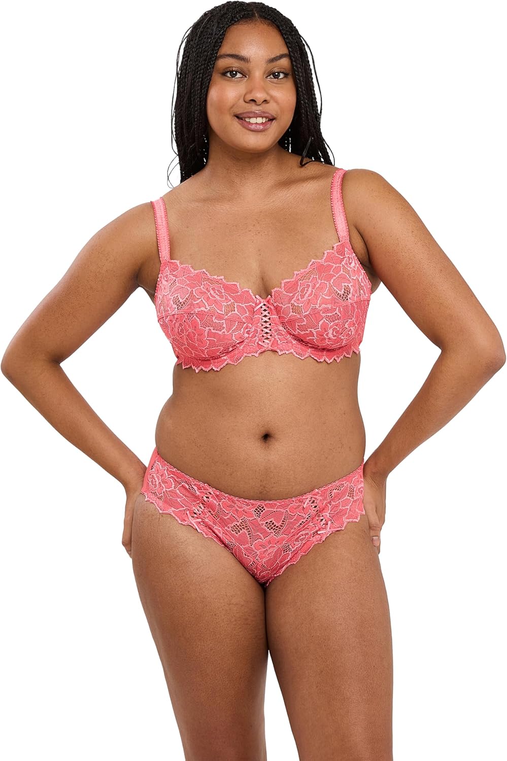 Sans Complexe Damen Full Coverage Bra 95D Verführerische Rose, 95D Verführerische Rose