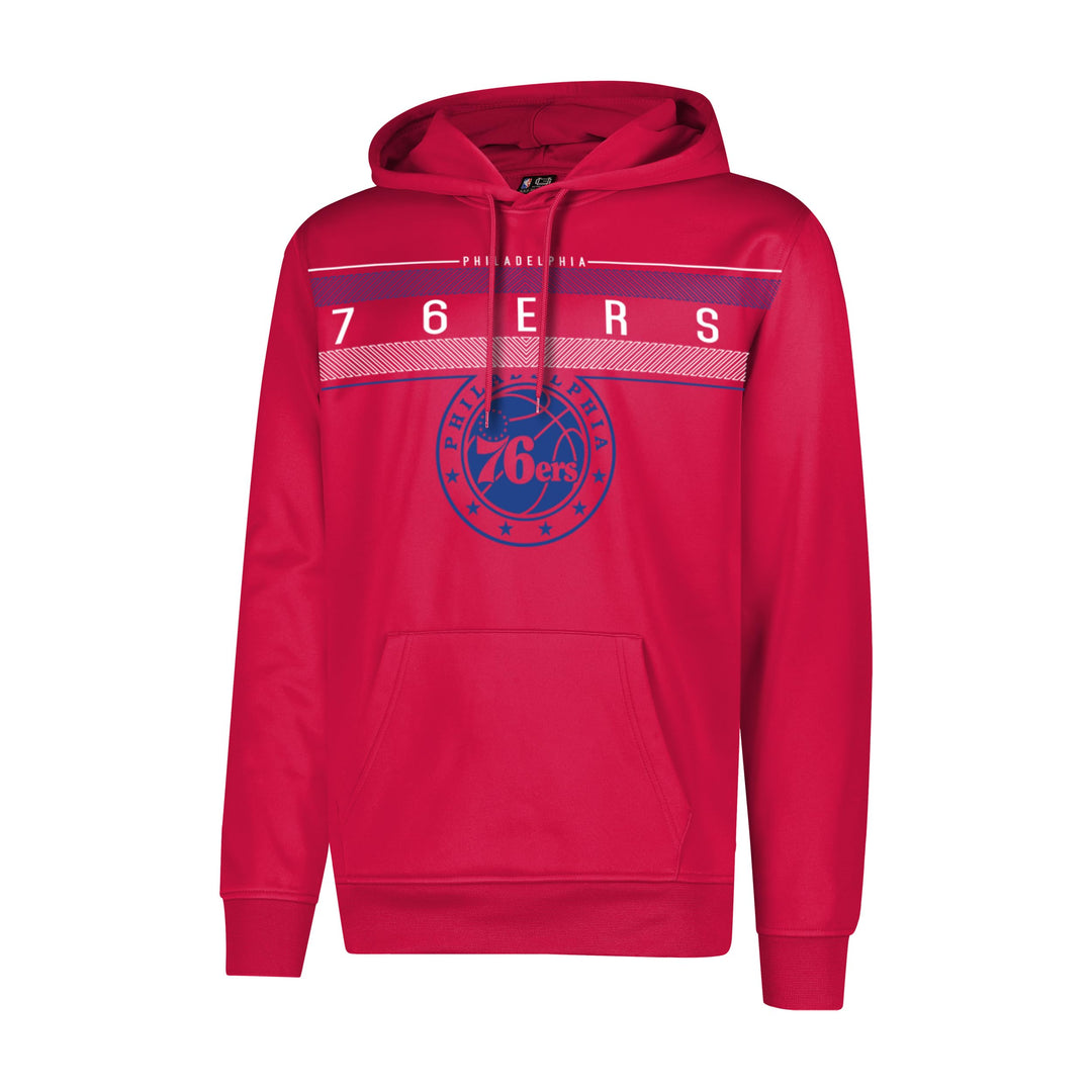 Ultra Game Erwachsene Poly Midtown NBA Herren Fleece Hoodie Pullover Sweatshirt Philadelphia 76ers S