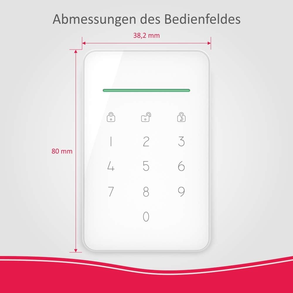 ELRO AS90KEA Zentrale AS90S Home+ Alarmsystem, Zubehör Zubehör Code Zentrale, Zubehör Code Zentrale