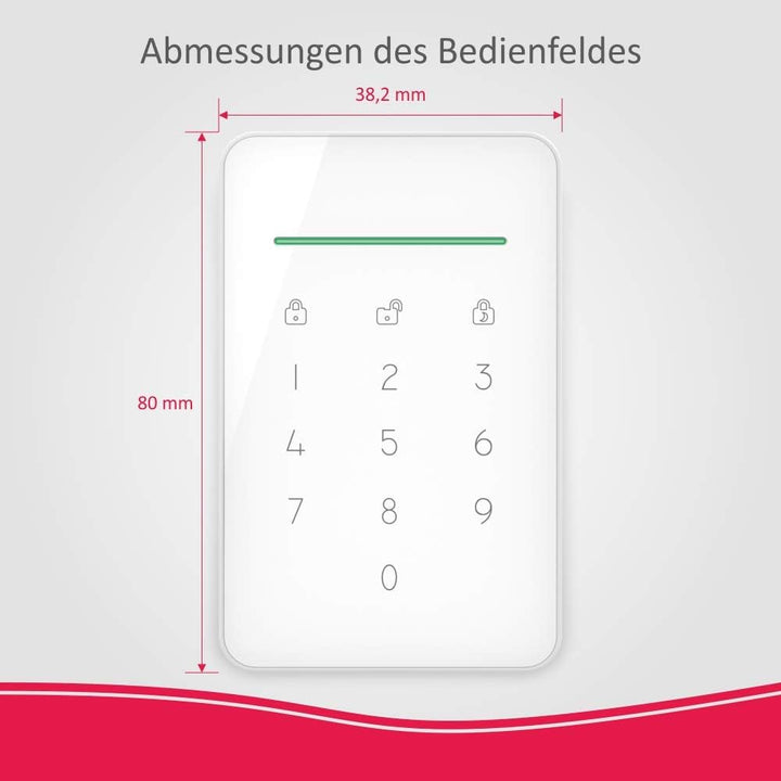 ELRO AS90KEA Zentrale AS90S Home+ Alarmsystem, Zubehör Zubehör Code Zentrale, Zubehör Code Zentrale