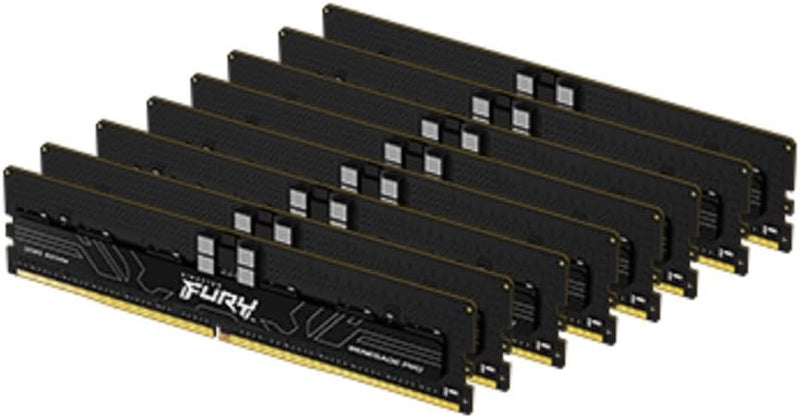 Kingston FURY Renegade Pro XMP 256GB 6000MT/s DDR5 ECC Reg CL32 DIMM (Kit mit 8) Desktop Gaming Spei