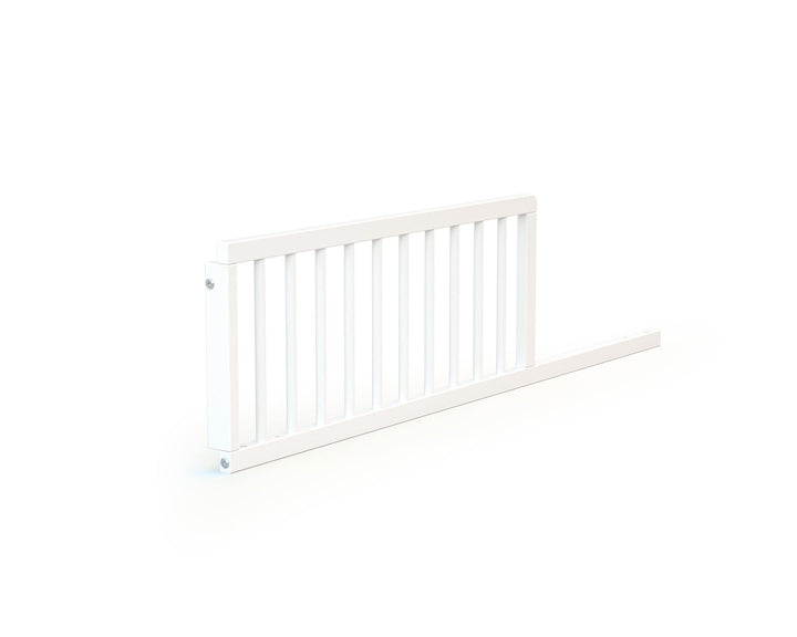 AT4 – Babybettgitter 120 cm FESTIVEE Weiss – 120 x 32 x 4 cm | Einfach zu installieren | MassivHolz,