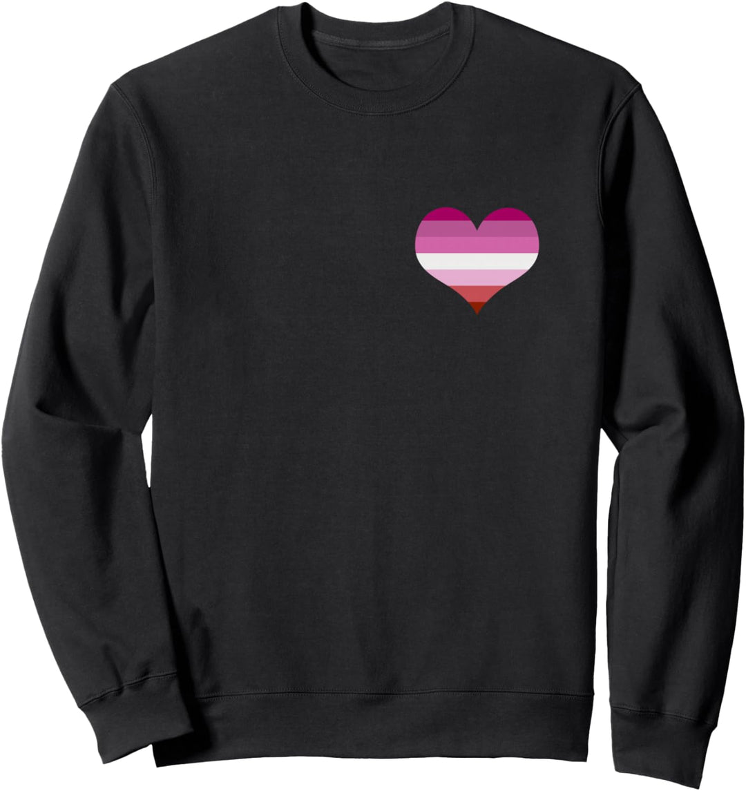 Lesbischer Stolz Flagge Lesbian Pride Flag Sweatshirt
