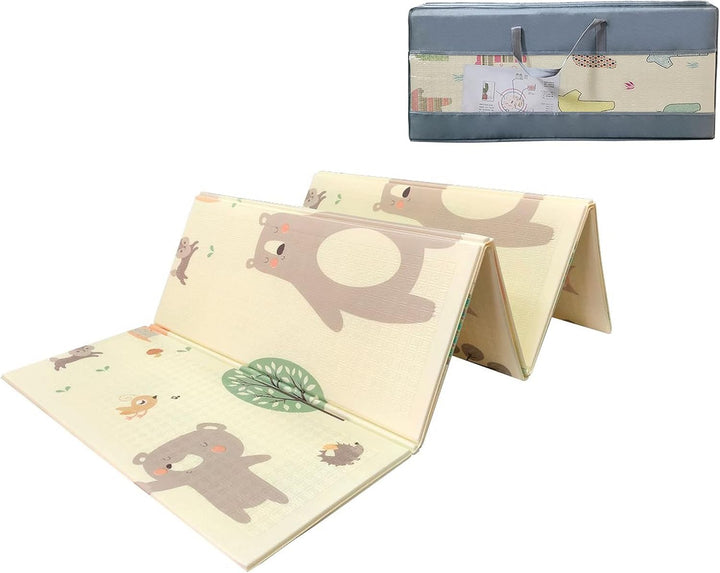 Mamabrum Baby Krabbel Matte Baby Teppich Spielmatte, 195 x 176 x 1.0 cm, ungiftig Bodenmatte Verdick