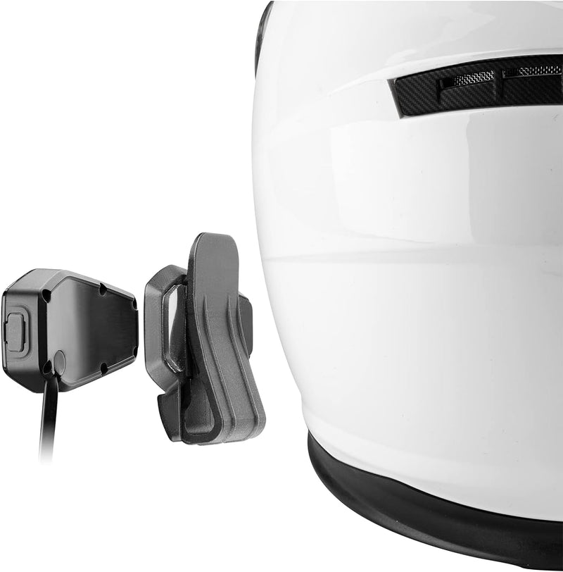 Interphone | COM3HD | Single | Bluetooth 5.1 Motorrad-Helm-Gegensprechanlage, 40-mm-HD-Kopfhörer, Mo