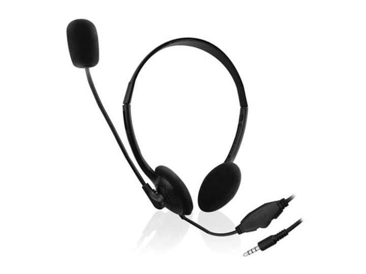 Ewent EW3567 Headset mit Mikrofon für Laptop PC iPhone Samsung Smartphone PS4 New X-Box Tablet PC iP