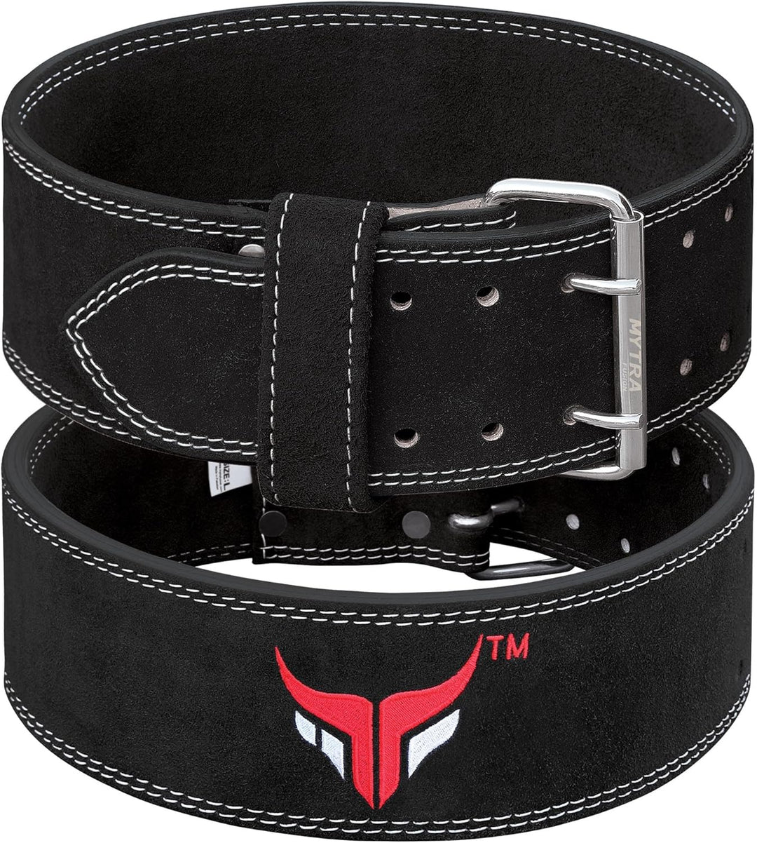 Mytra Fusion power weight lifting belt L4 weight training leather belt power belts for squats workou