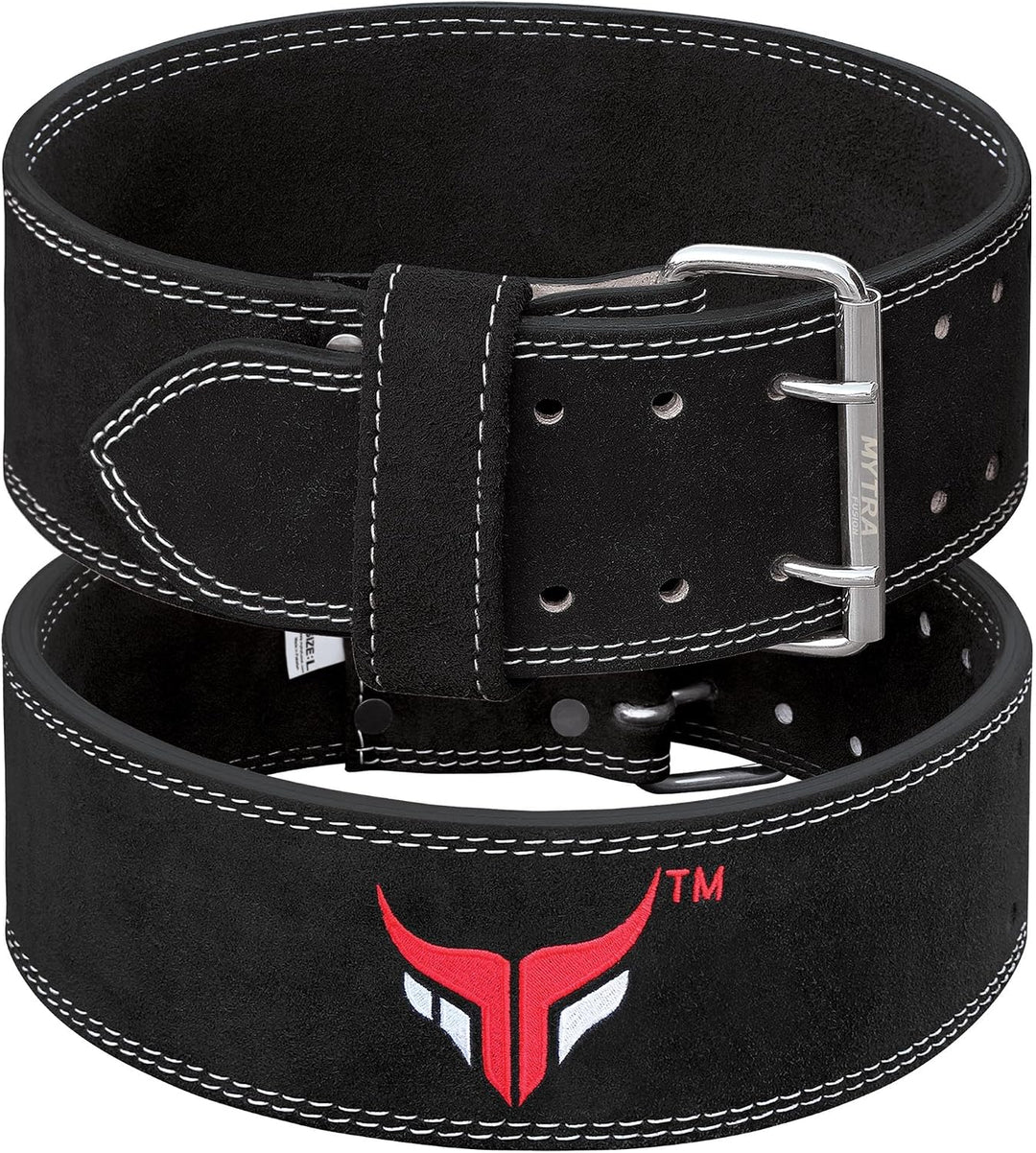 Mytra Fusion power weight lifting belt L4 weight training leather belt power belts for squats workou