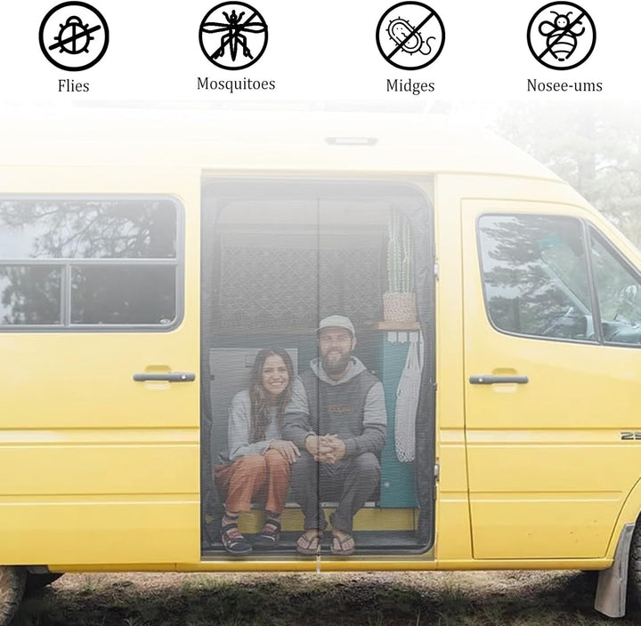 HAMON Auto Seitentür Schiebetür Insektennetz Sonnenschutz Moskitonetze Moskitonetz Ersatz für B-ENZ