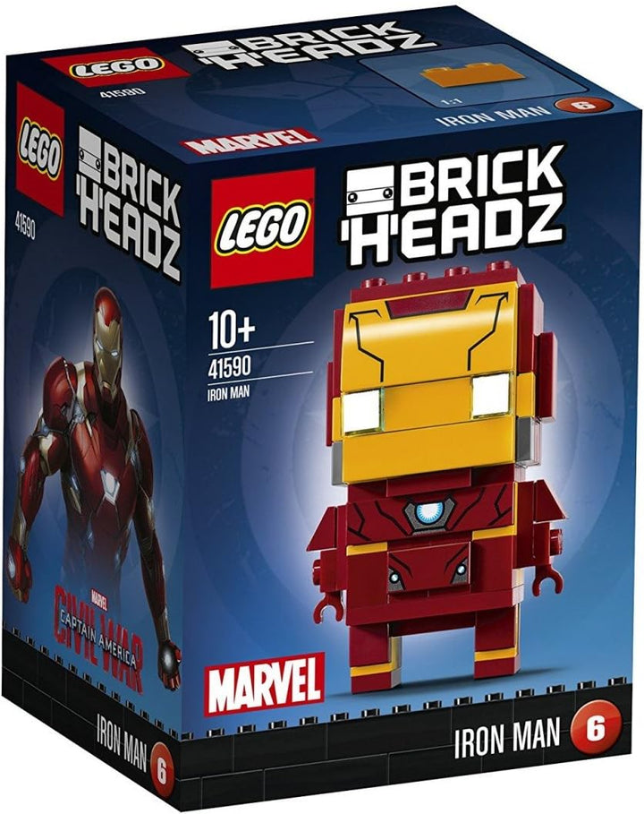 LEGO Brickheadz 41590 - "Iron Man Konstruktionsspiel, bunt 41590 Iron Man, 41590 Iron Man