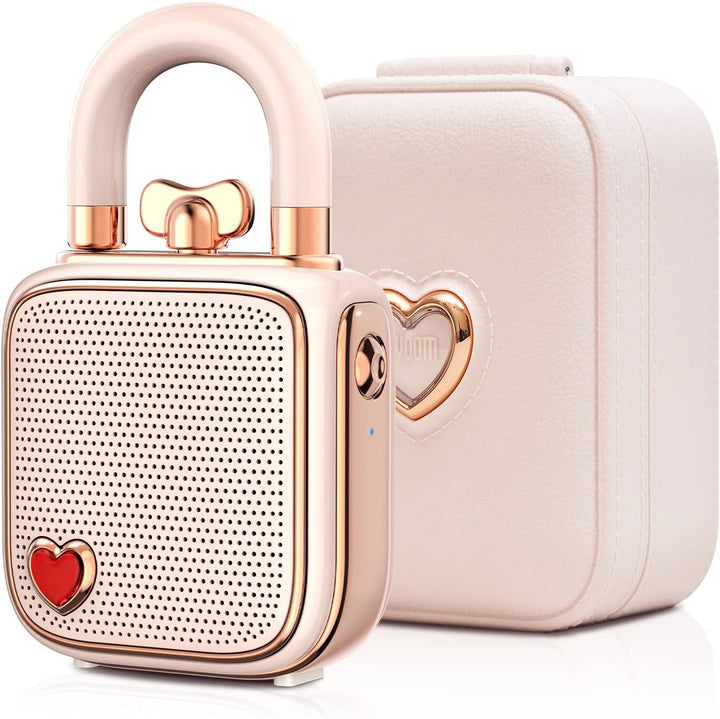 divoom Love-Lock Bluetooth Lautsprecher, Klein Tragbarer Musikbox, Wireless Stereo Pairing Retro Sou