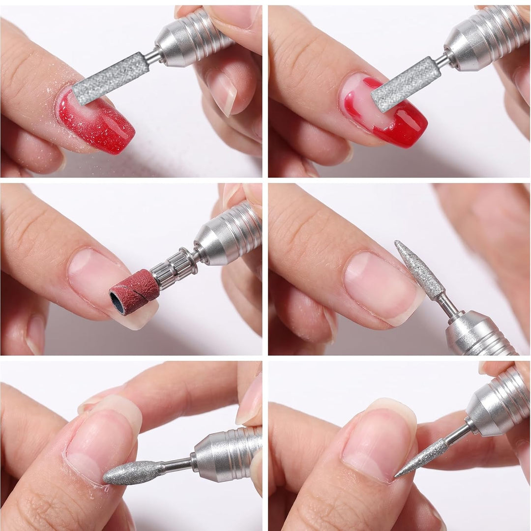 Elektrisch Nagelfräser Professionelle, 45000 U/Min Nagelfräser für Gelnägel, Elektrische Nagelfeile