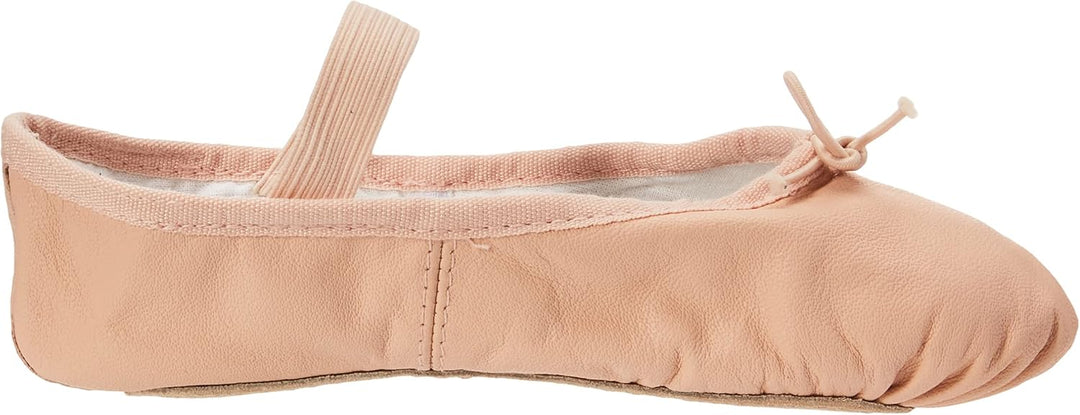 Bloch Dance Girl's Dansoft Full Sole Leather Ballet Slipper/Shoe, Pink, 7.5 X-Wide Toddler