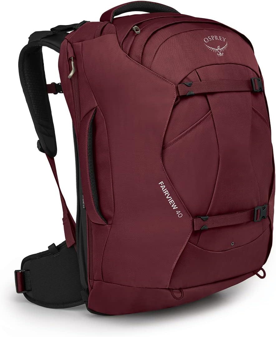 Osprey Damen Fairview 40 Rucksack (1er Pack) Zirkon Rot Einheitsgrösse Single, Zirkon Rot Einheitsgr