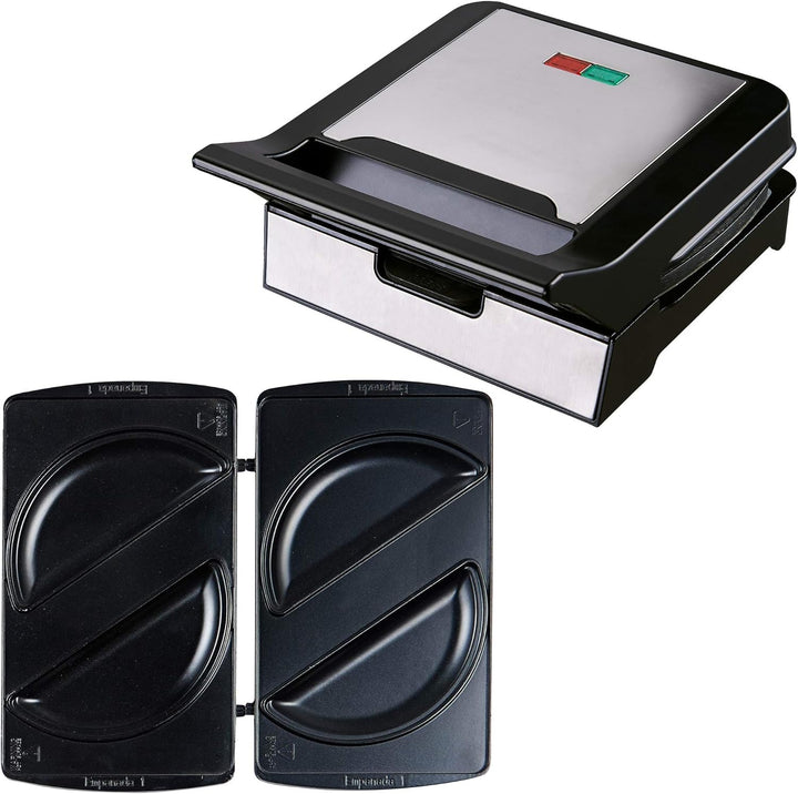 Syntrox Germany Empanada Maker MM-1400W mit herausnehmbaren Backplatten