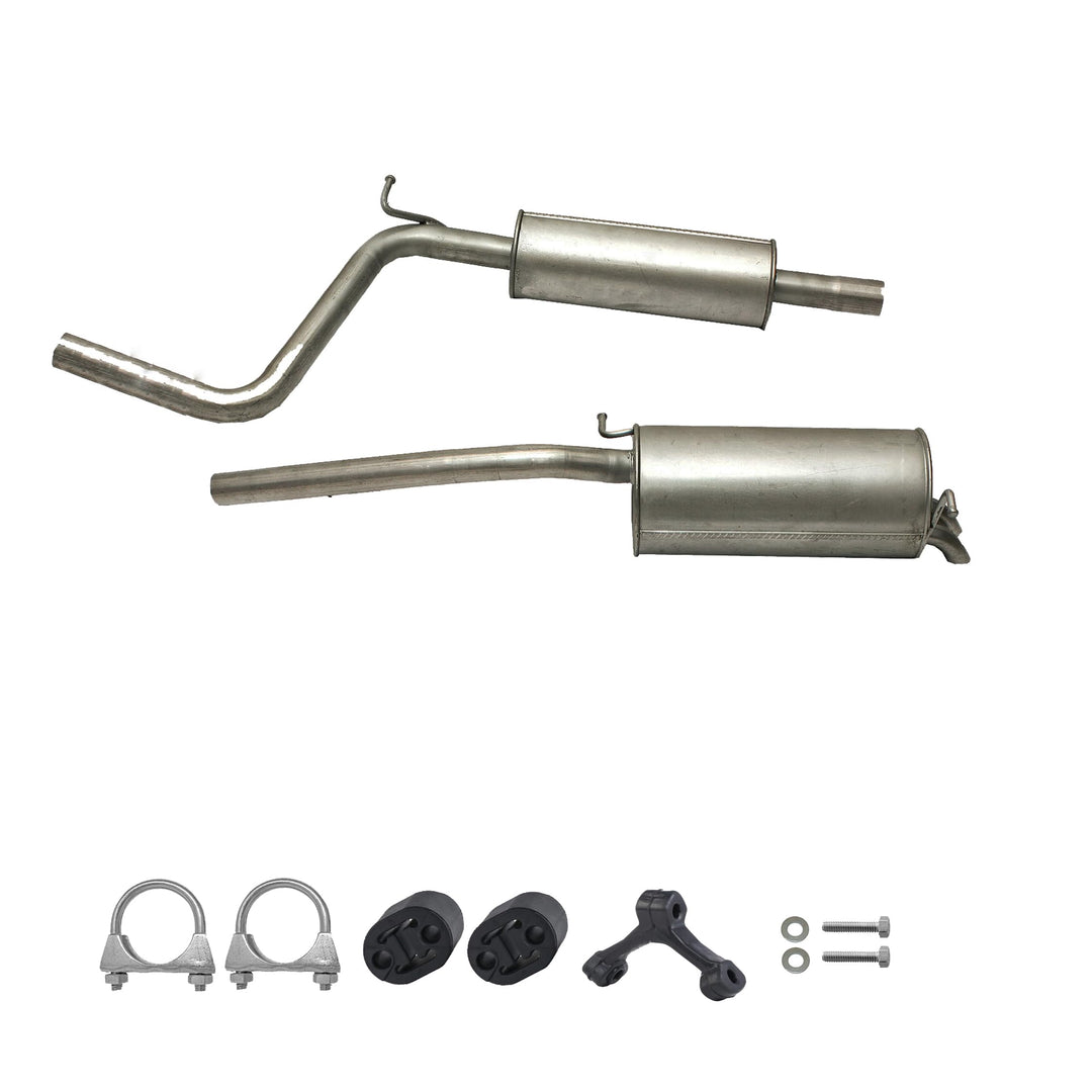 Ferroz Export Ersatz für Auspuffanlage Auspuff VW Caddy III Kasten & Kombi 2.0 SDI 2004-2010 Endtopf