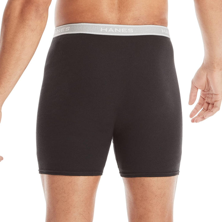 Hanes Ultimate Mens Retroshorts (5er Pack) M Schwarz/Grau, 5 Stück, M Schwarz/Grau, 5 Stück