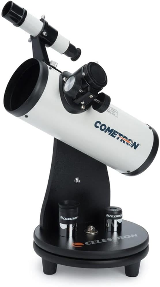 Celestron 21023 76 mm Cometron FirstScope Teleskop – Weiss, Schwarz Cometron FirstScope Nur Teleskop