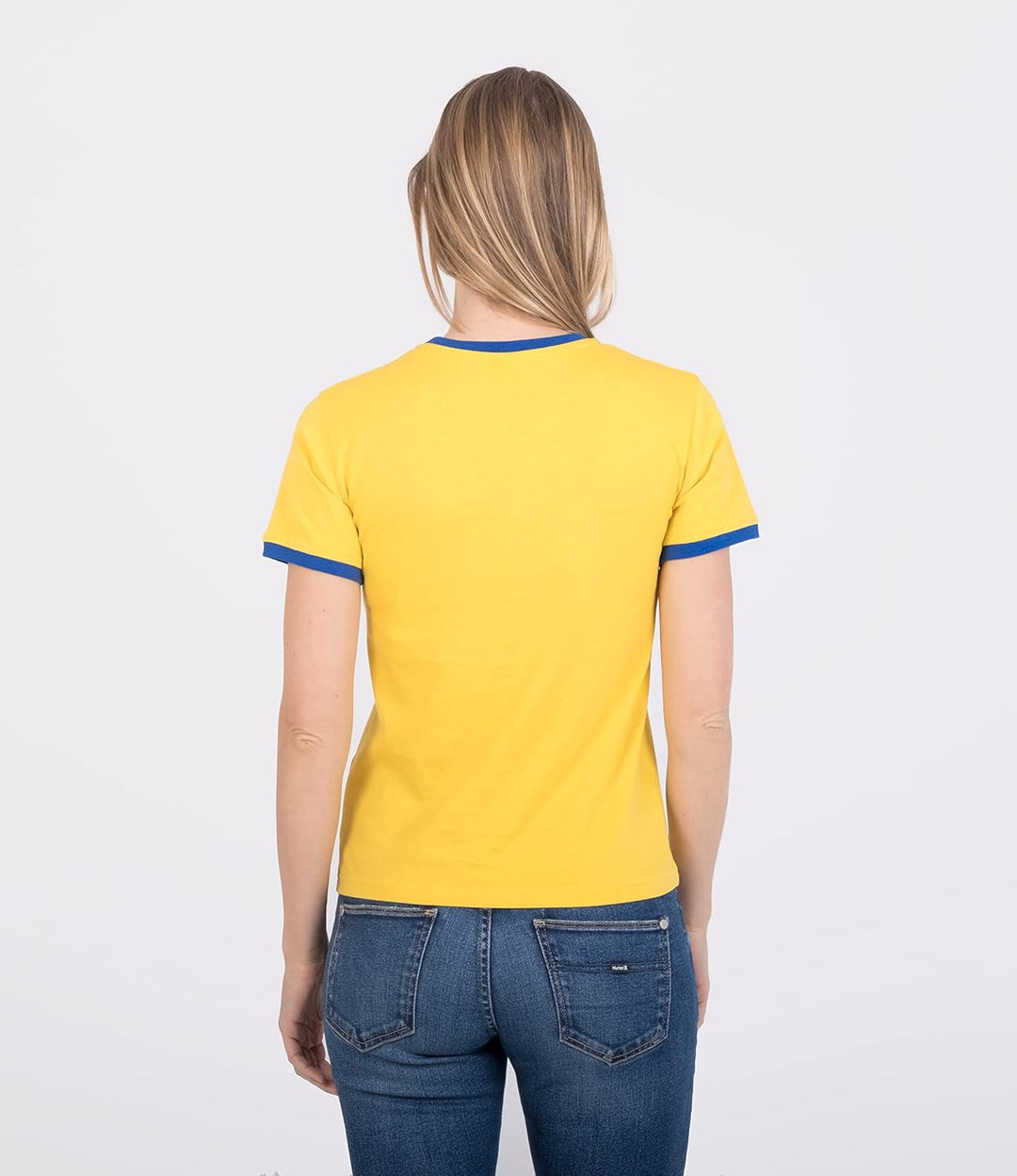 Hurley Damen W Oceancare Aloha Ss Tee T-Shirt L Sulphur, L Sulphur