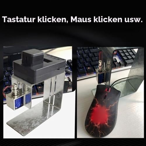Automatischer Tastatur-Clicker, Höhenverstellbarer Computer-Tastatur-Clicker, Physics Auto Random Cl