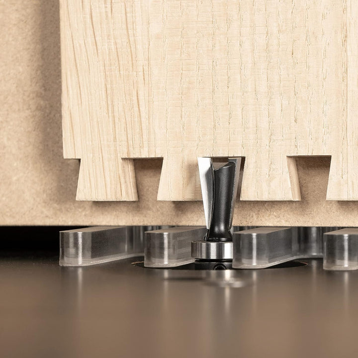 ENT 99007 metrische Zinkenfrässchablone für hochwertige Zinkenverbindungen aus Holz, aus hitzebestän