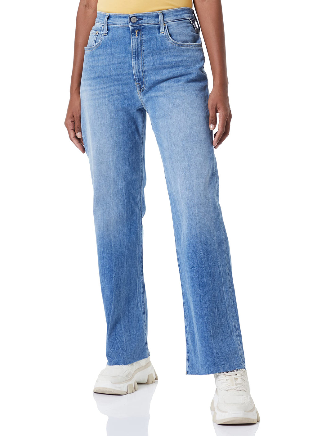 Replay Damen Reyne Jeans 26W / 30L 009 Azul Medio., 26W / 30L 009 Azul Medio.