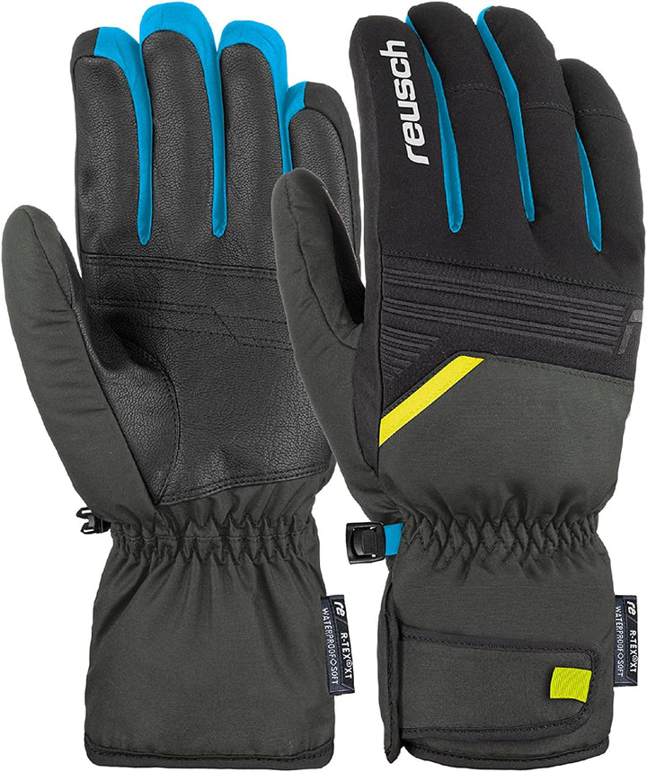 Reusch Herren Bradley R-tex Warmer grau / gelb 8, grau / gelb 8