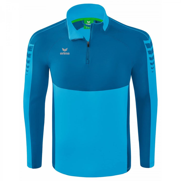 Erima Unisex Six Wings Trainings Top S Curacao/Mykonos, S Curacao/Mykonos