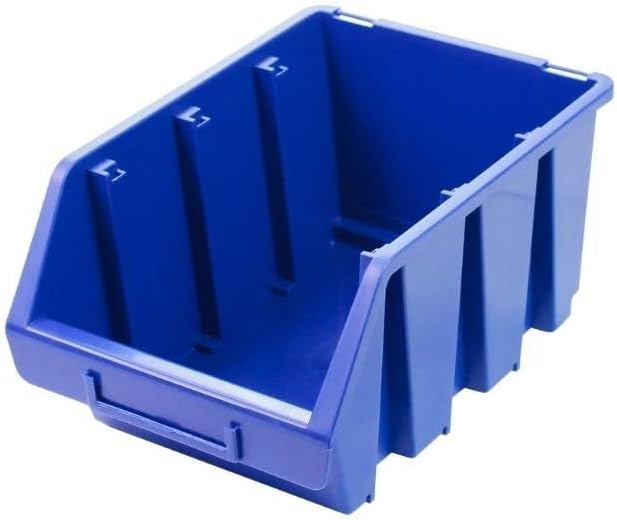 PROREGAL SuperSparSet 5x Sichtlagerbox 3 | HxBxT 12,6x17x24cm | Blau | Sichtlagerbehälter Sichtlager