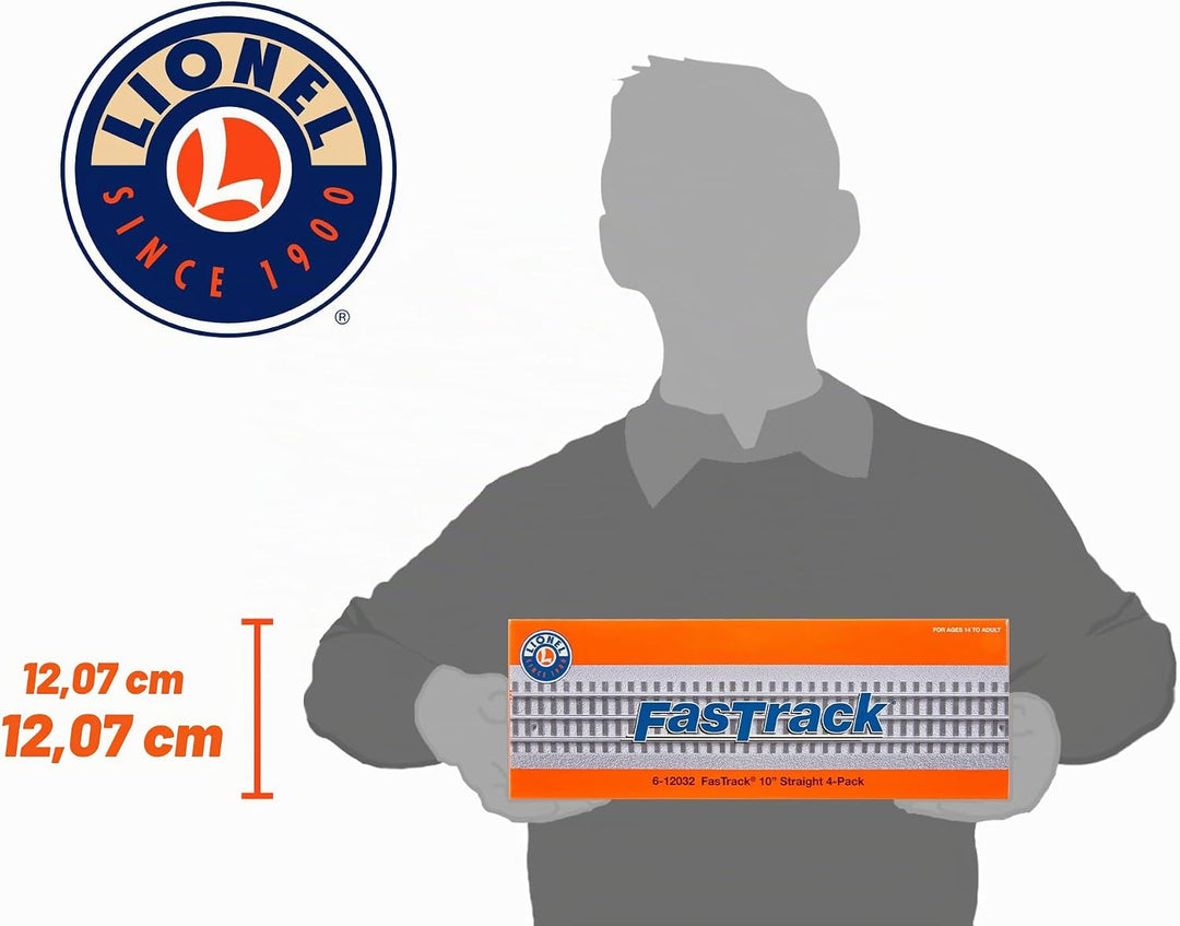 Lionel - FasTrack - Straight Track - 4 Pack