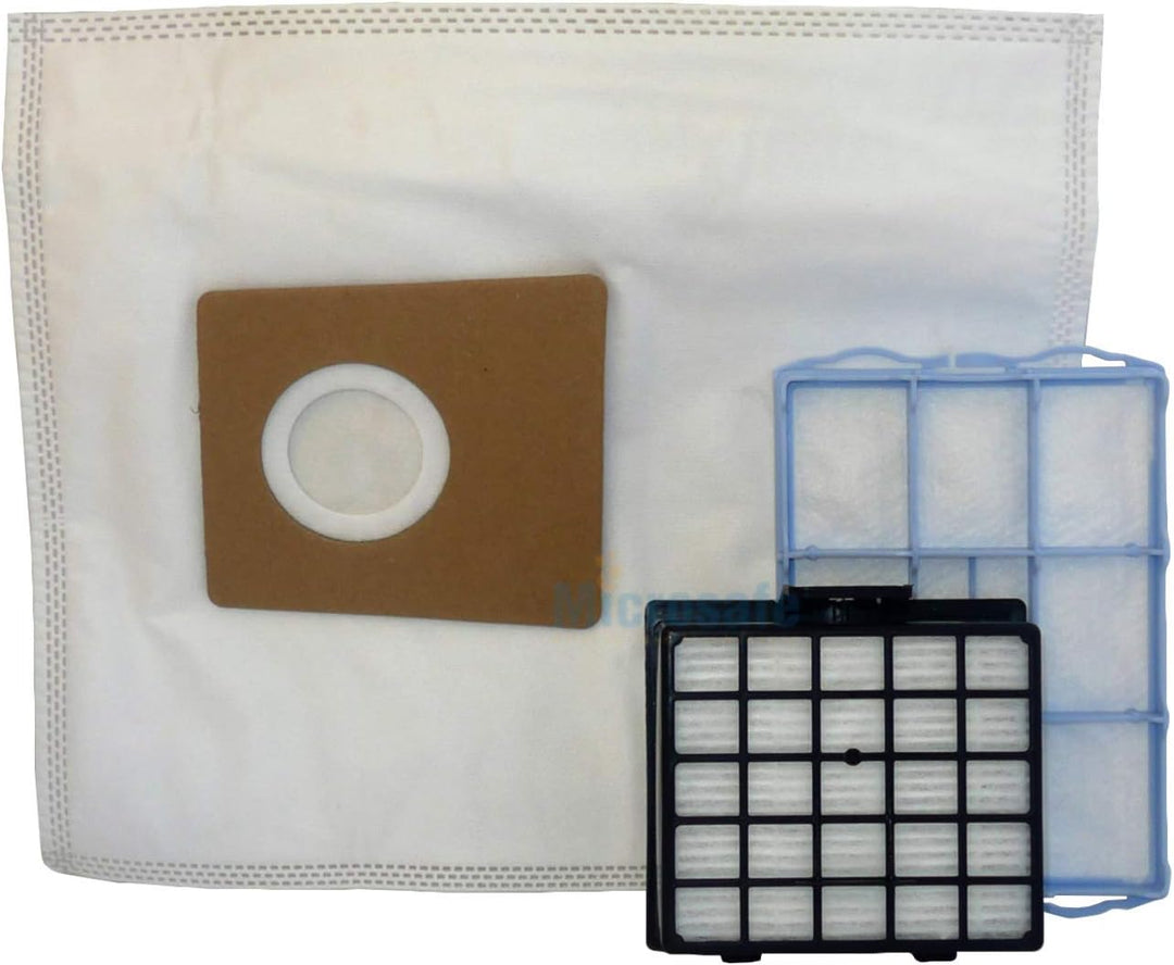 Microsafe - 20 Staubsaugerbeutel + Hepa- & Motorfilter kompatibel mit Siemens Serie VS06G ... / VS06