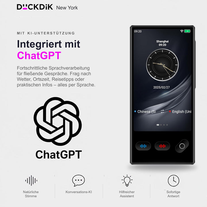 New York 2026, Sofort-Sprachübersetzer + App Offline-Übersetzung Lebenslang Inklusive (Wert 120€/Jah