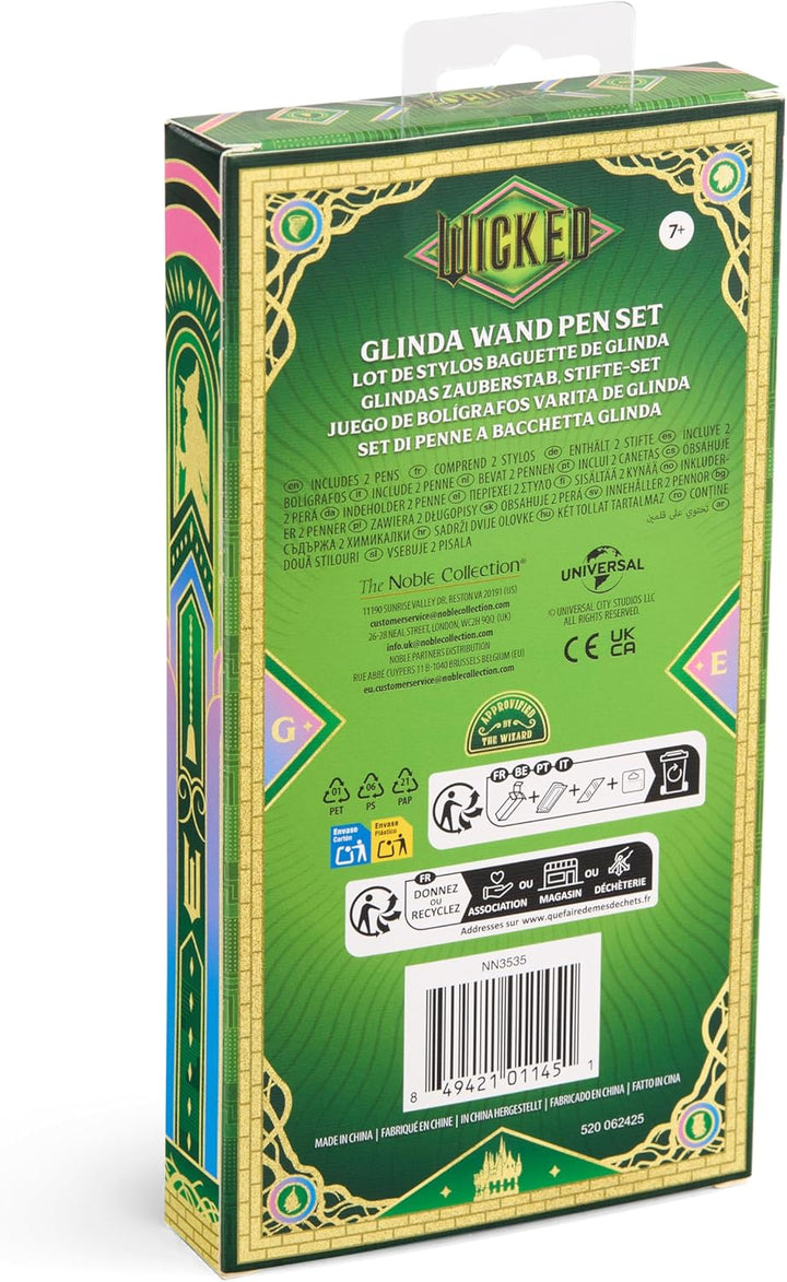 Noble Set mit 2 Kugelschreibern – Glindas Zauberstäbe – Wicked