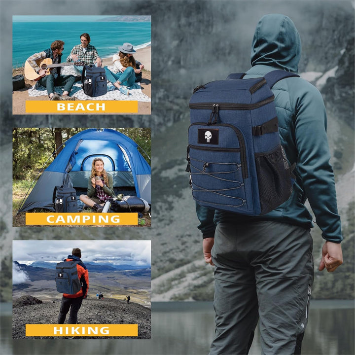 Taktischer Kühlrucksack – 25L Isolierter Rucksack, Auslaufsicher & Robust – Grosser Lunch-Rucksack,